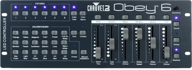 Chauvet Dj Obey 6 36 Ch Dmx Lighting Controller Sweeer Chauvet Dj Obey 6 36 Ch Dmx Lighting Controller Image 1