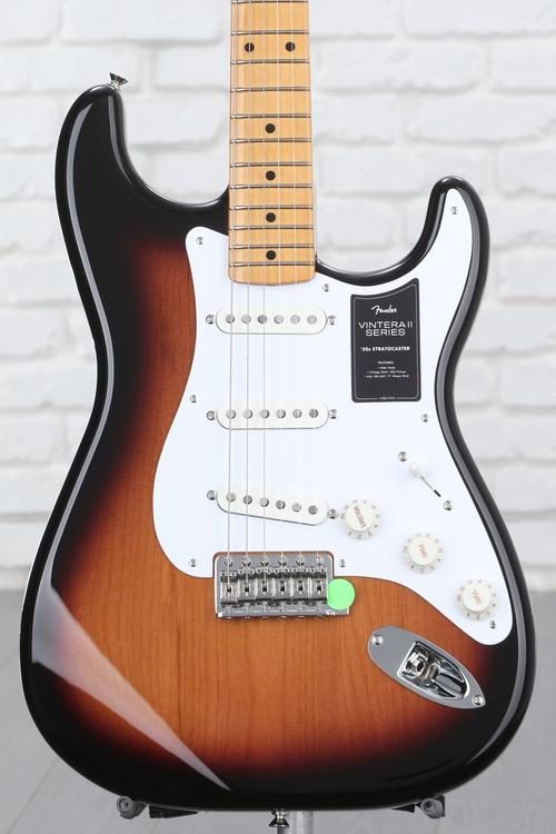 Fender Vintera II '50s Stratocaster Electric Guitar - 2-color Sunburst with  Maple Fingerboard