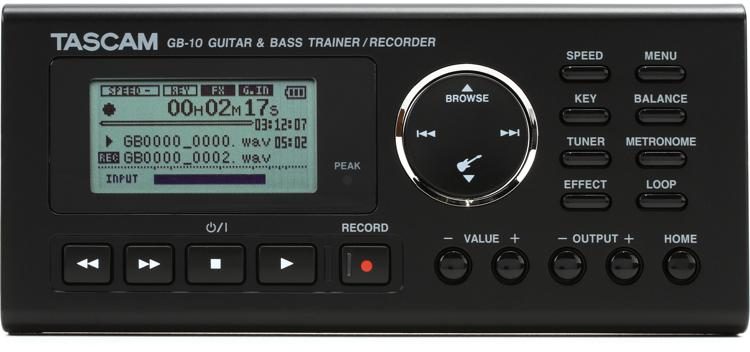 Tascam GB-10 Guitar Bass Trainer Recorder 