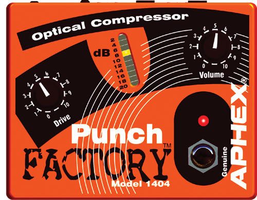 【買い卸値】APHEX Punch Factory Model 1404 コンプレッサー 旧型仕様 オプティカル オプト コンプ　パンチファクトリー コンプレッサー