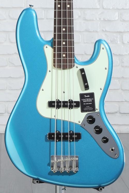 Fender Vintera II '60s Jazz Bass - Lake Placid Blue with Rosewood  Fingerboard