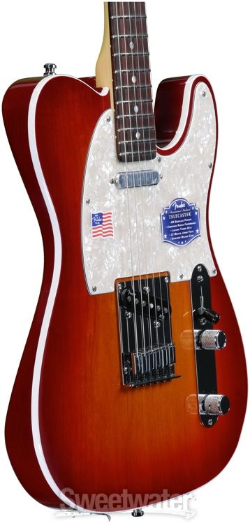 fender american deluxe telecaster cherry burst