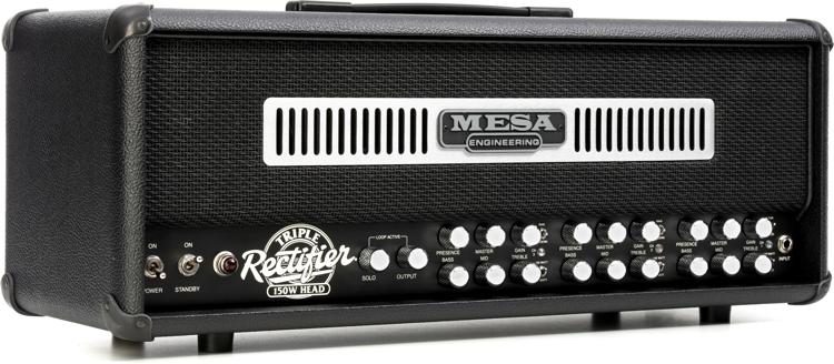 Mesa/Boogie Triple Rectifier 150-Watt Tube Head 150-watt Tube Head - Black  Jute Faceplate