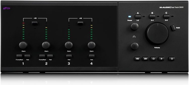 Avid Tech Fast Track C600 - USB Recording Interface with DSP by M