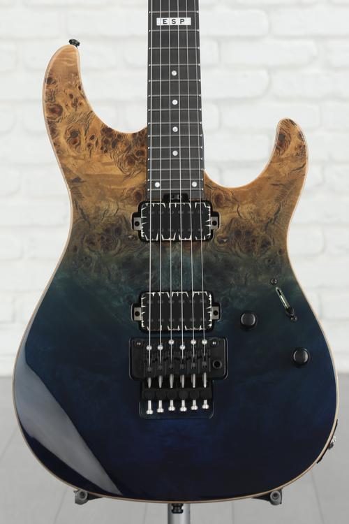 ESP E-II SN-II Electric Guitar - Blue Natural Fade | Sweetwater