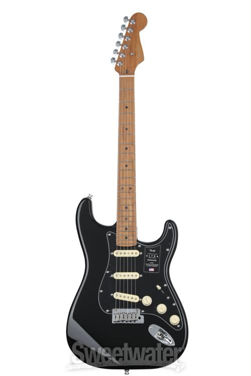 black strat roasted maple neck