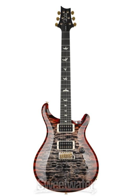 PRS Custom 24 Quilt 10-Top Electric Guitar with Pattern Thin Neck 