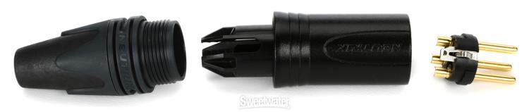 Neutrik NC3MXX-B 3-pole Male XLR Cable-mount Connector