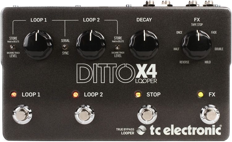 TC Electronic Ditto X4 Looper Pedal | Sweetwater