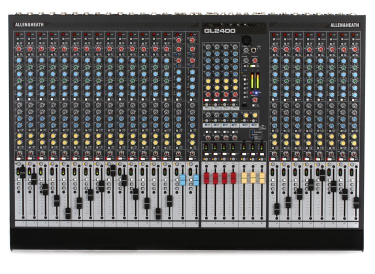 Fruity område måle Allen & Heath GL2400-24 Dual-function Live Mixer | Sweetwater