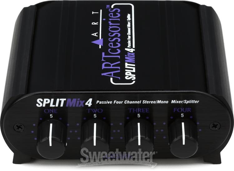 ART SPLITMix4 Passive 4-channel Mixer / Splitter | Sweetwater