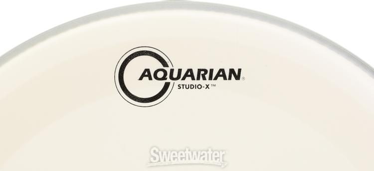 Aquarian TCSXPD6 Studio-X Texture Coated 6 Tom Batter Drumhead with Power Dot 