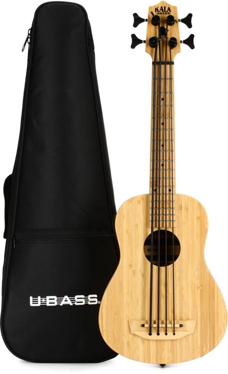 Tak for din hjælp Elendig klarhed Kala U-Bass Bamboo Acoustic-Electric Bass Ukulele - Natural | Sweetwater