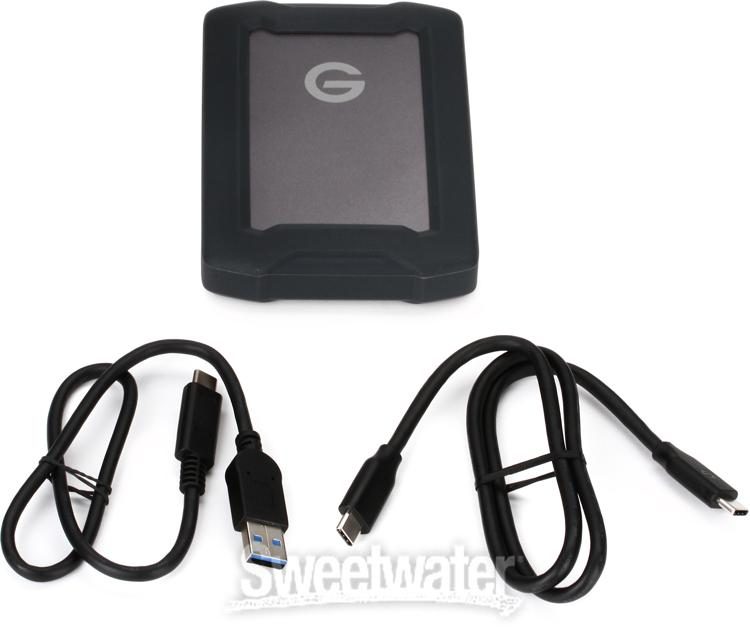 breedtegraad Ontevreden Nationaal volkslied SanDisk Professional G-DRIVE ArmorATD All-Terrain Drive 2TB Portable USB-C Hard  Drive | Sweetwater