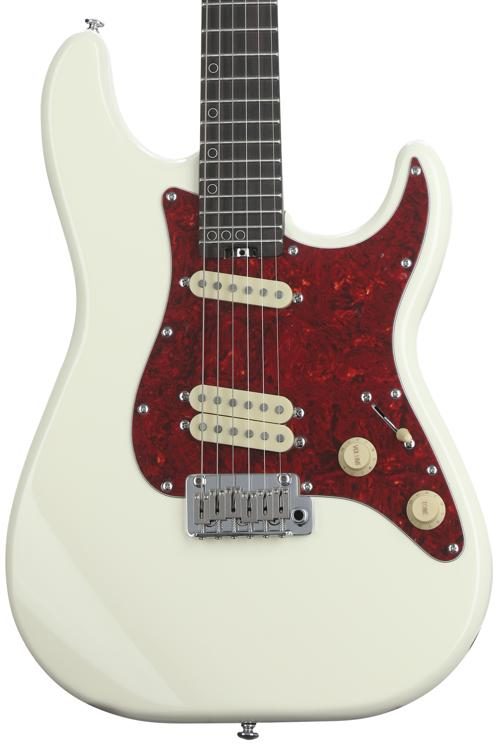 Schecter MV-6 Electric Guitar - Olympic White with Ebony Fingerboard ...