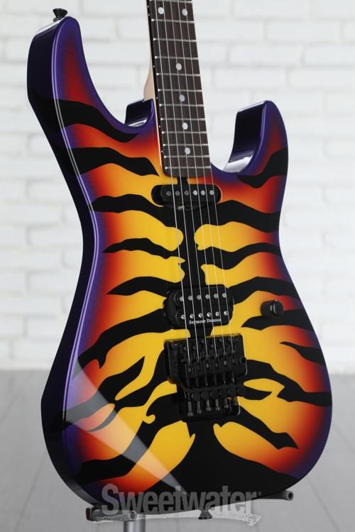 tiger sunburst guitar