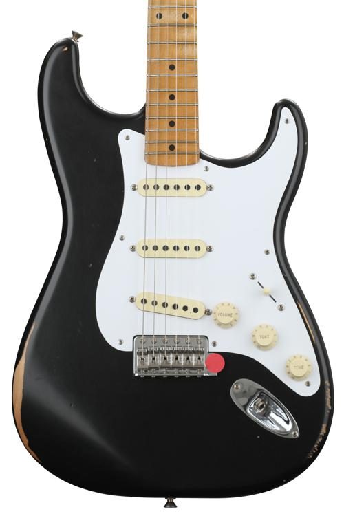 Fender Road Worn '50s Stratocaster - Black with Maple Fingerboard ...