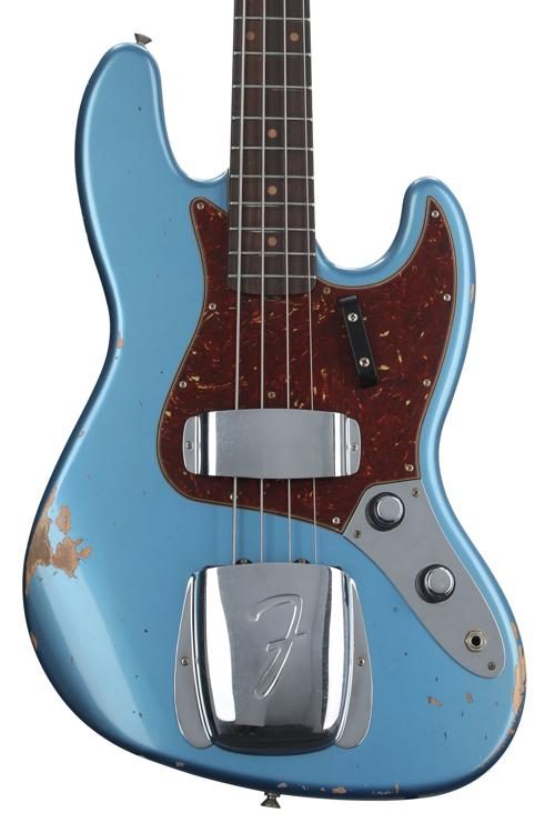 Fender Custom Shop Limited-edition '60 Jazz Bass Relic - Aged Lake