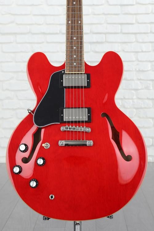 Epiphone ES-335 Left-handed Semi-hollowbody Electric Guitar - Cherry