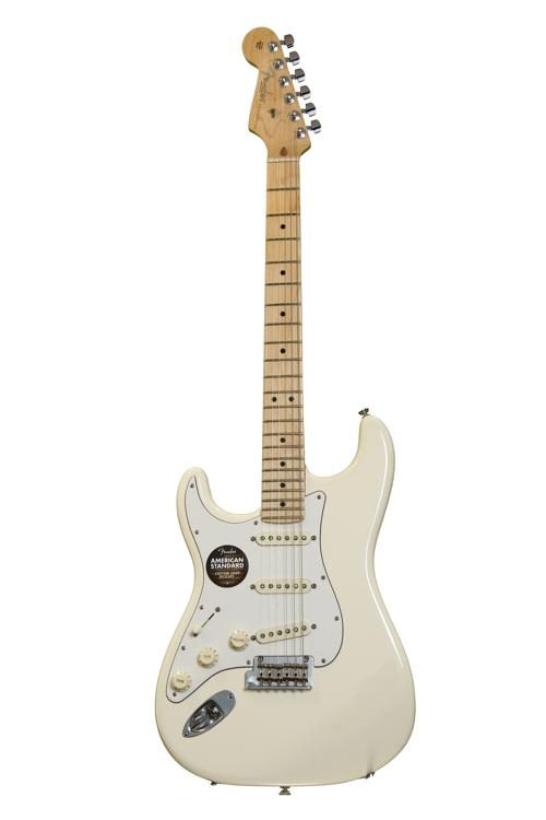 Fender American Standard Stratocaster, Left handed - Olympic White 