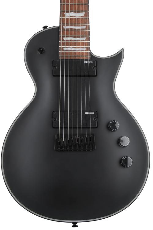 ESP LTD EC-258 8-String Electric Guitar Black Satin 