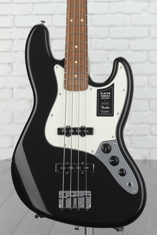 Fender Player Jazz Bass - Black with Pau Ferro Fingerboard