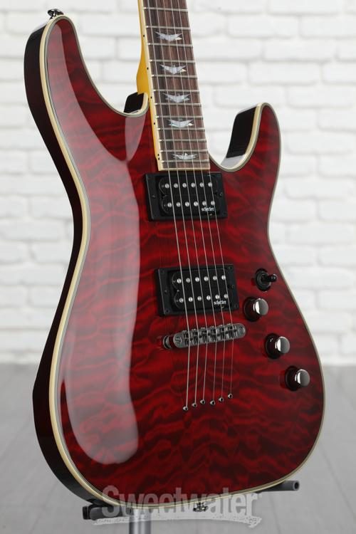 schecter omen extreme 6 black cherry