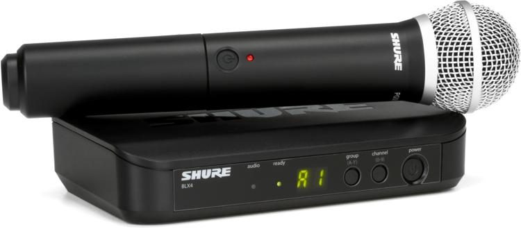 System　Shure　Handhe　Vocals　ft　14-Hour　for　(2)　300　Life,　PG58　BLX288/PG58　Includes　UHF　Battery　Perfect　Wireless　Microphone　Range　Church,　Karaoke,