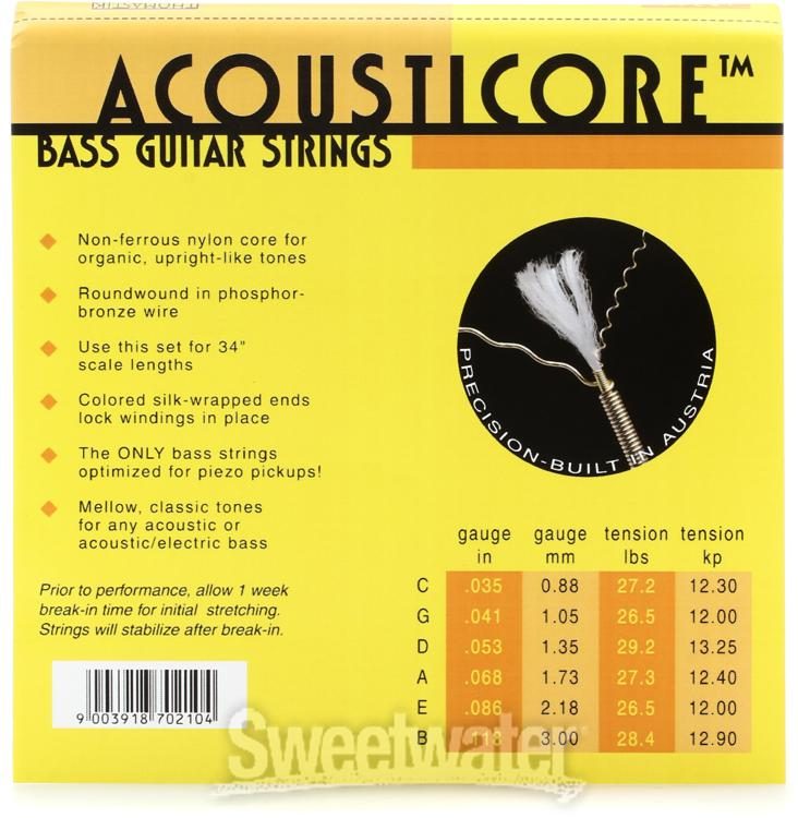 acousticore bass strings