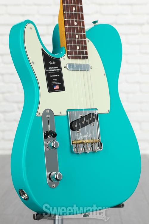 Fender American Professional II Telecaster Left-handed - Miami Blue with  Rosewood Fingerboard