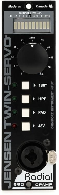 Radial Twin-Servo 500 Series Microphone Preamp