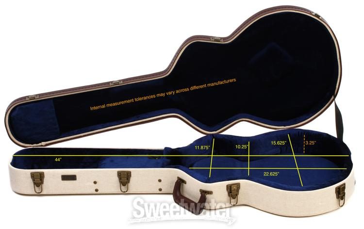 335 Style Electric Guitar Plush Hard Case FREE SHIPPING semi-hollow body 
