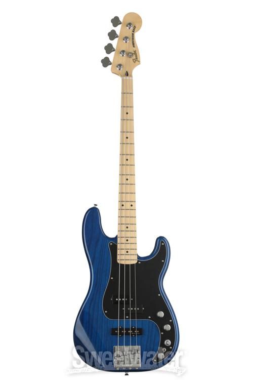 Fender Deluxe Active Precision Bass Sapphire Blue With Maple Fingerboard Sweetwater Exclusive