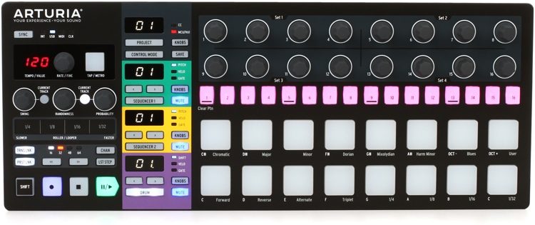 Arturia BeatStep Pro Controller & Sequencer - Black Limited Edition
