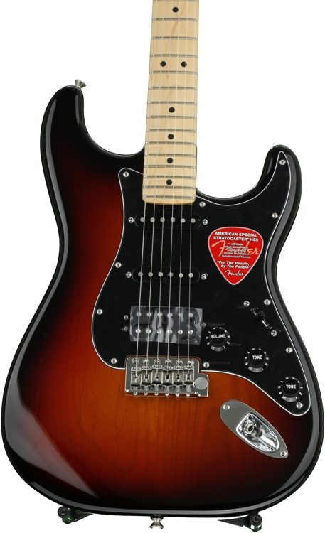 Fender American Special Stratocaster HSS - 3-tone Sunburst with Maple  Fingerboard