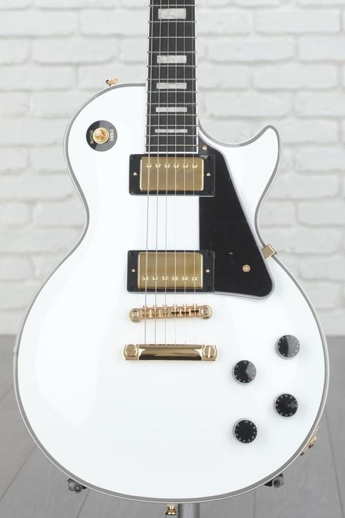 5979】 EPIPHONE lp Paul custom pro White - 楽器、器材