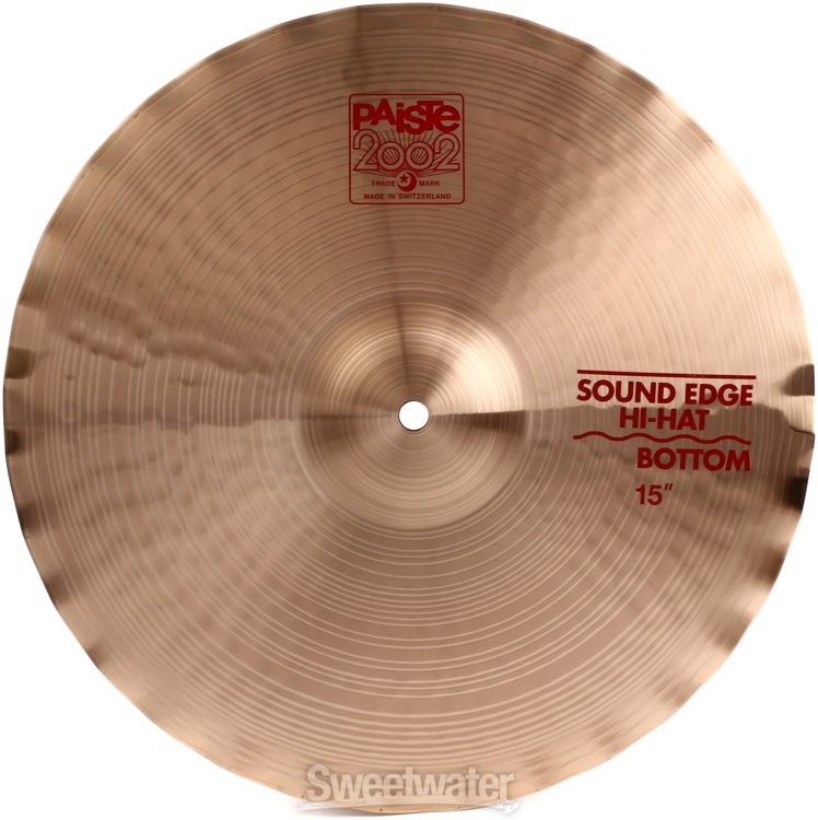 Paiste 15 inch 2002 Sound Edge Hi-hat Cymbals | Sweetwater