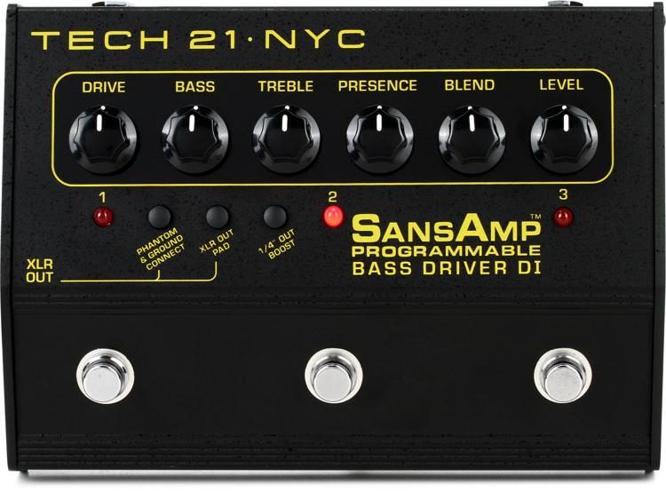 TECH21 SANSAMP BASS DRIVER DI - ベースエフェクター