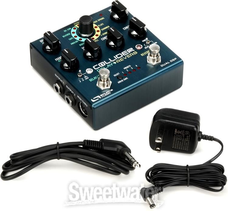 Source Audio Collider Stereo Delay+Reverb Pedal | Sweetwater