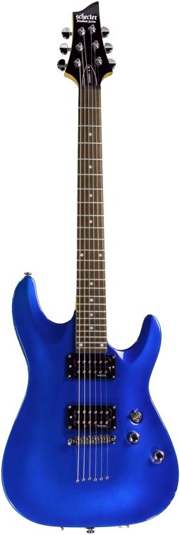 blue schecter omen 6