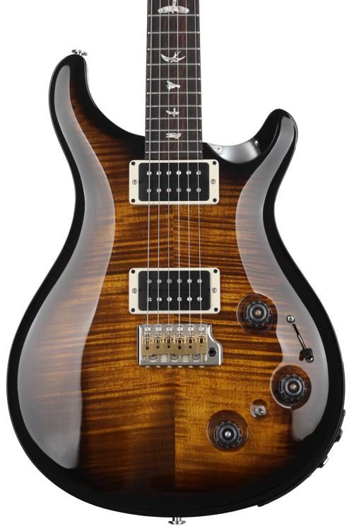 PRS Custom 22 Piezo Electric Guitar Black Gold Smokewrap Burst