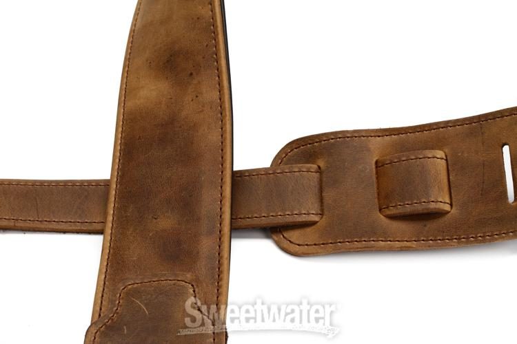 LM Products Rustic Artisan Guitar Strap - Dakota Tan | Sweetwater