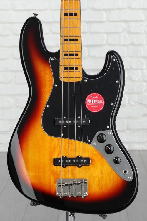 Squier Classic Vibe '70s Jazz Bass - 3-Tone Sunburst | Sweetwater