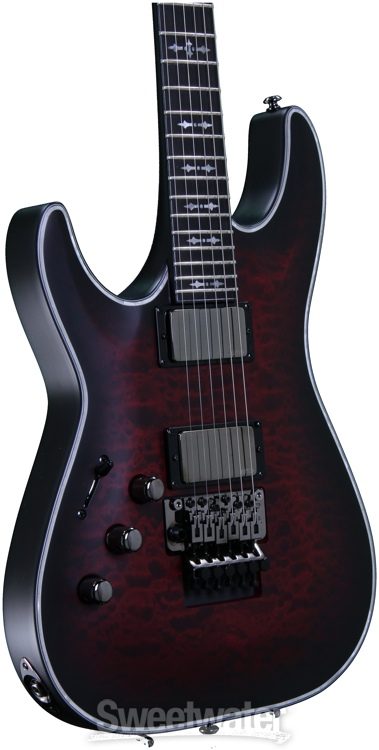 Schecter Hellraiser Extreme C-1 FR - Crimson Red Burst Satin, MF 