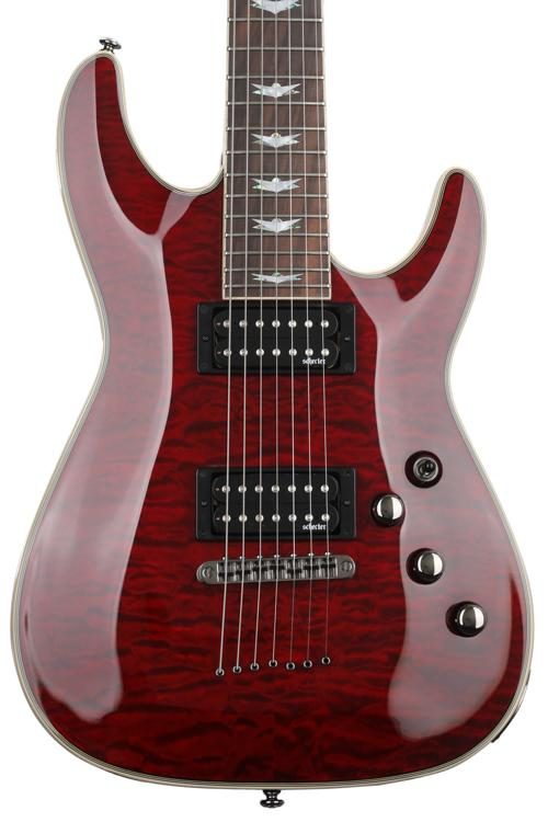 Schecter Omen Extreme-7 Electric Guitar - Black Cherry | Sweetwater