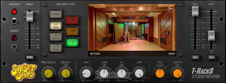 IK Multimedia T-RackS Sunset Sound Studios Reverb | Sweetwater