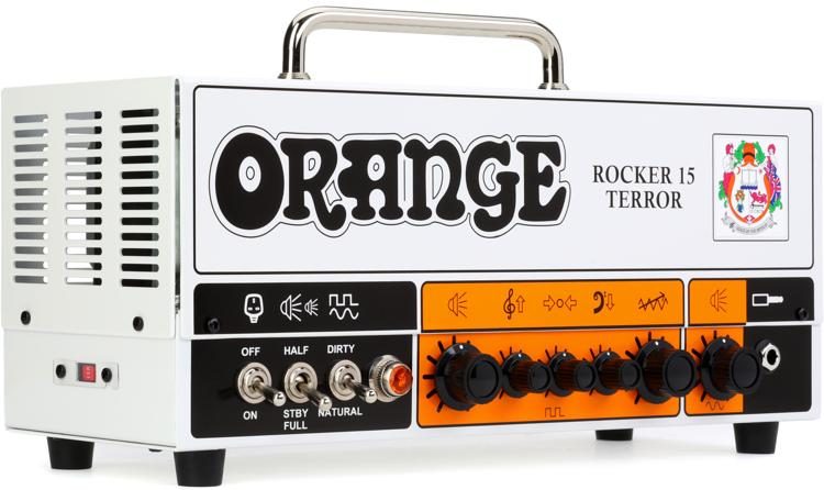 Orange Rocker 15 Terror 15-watt 2-channel Tube Head | Sweetwater