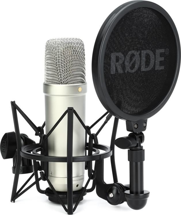 Rode Microphone with SM6 Shockmount and Pop Filter - Silver | Sweetwater
