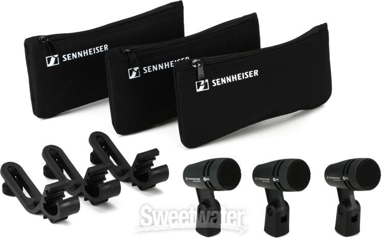 Sennheiser e 604 3-pack Cardioid Dynamic Drum Microphone | Sweetwater