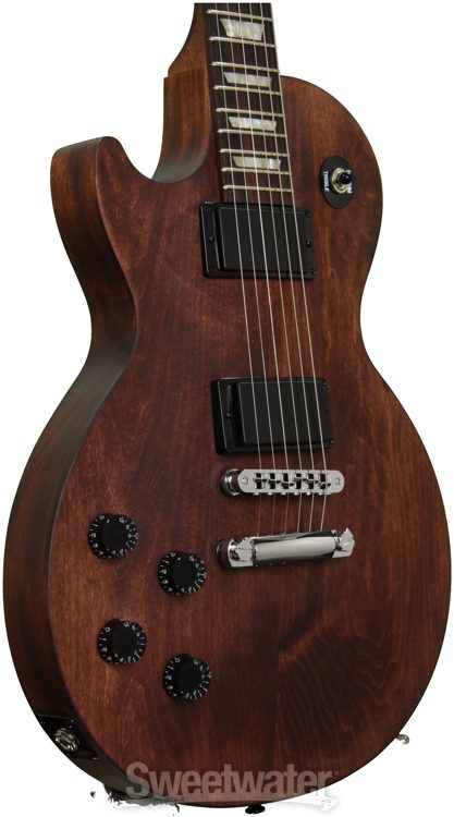 Gibson Les Paul LPJ Left Hand - Chocolate Satin | Sweetwater